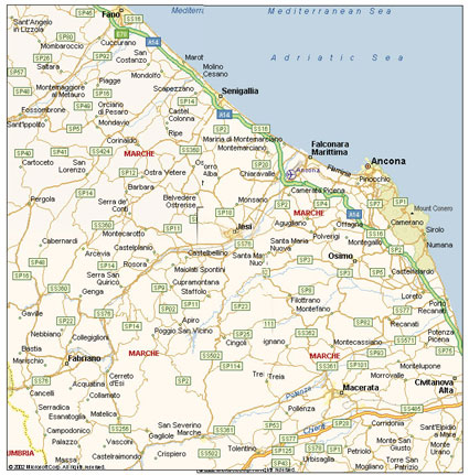 Le Marche Italy Map Italian Holiday House In The Marches (Le Marche) Italy